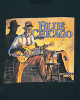 Vintage 1994 Blue Chicago (John Carroll Doyle) Heavyweight Jerzees Crewneck T-Shirt - XL