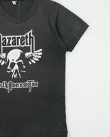 Vintage 1981 Nazareth North American Tour Single Stitch Made In USA Crewneck Ringer T-Shirt - S