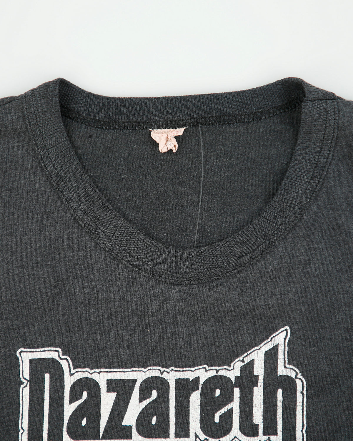 Vintage 1981 Nazareth North American Tour Single Stitch Made In USA Crewneck Ringer T-Shirt - S