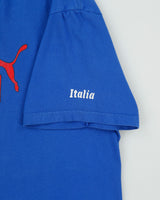 Vintage Y2K 00s Puma Italia Heavyweight Made In America Crewneck T-Shirt - L