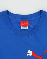 Vintage Y2K 00s Puma Italia Heavyweight Made In America Crewneck T-Shirt - L