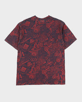 Vintage Y2K 00s Element Heavyweight AOP Crewneck Skater T-Shirt - M
