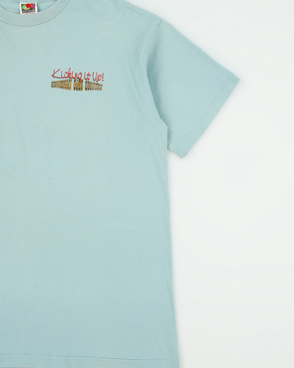 Vintage 1998 Cowichan Goes Country Heavyweight Single Stitch Made In America Crewneck T-Shirt - XL