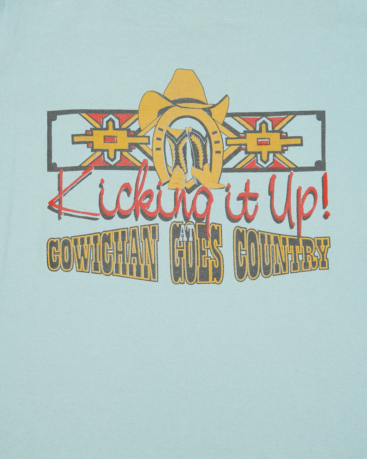 Vintage 1998 Cowichan Goes Country Heavyweight Single Stitch Made In America Crewneck T-Shirt - XL