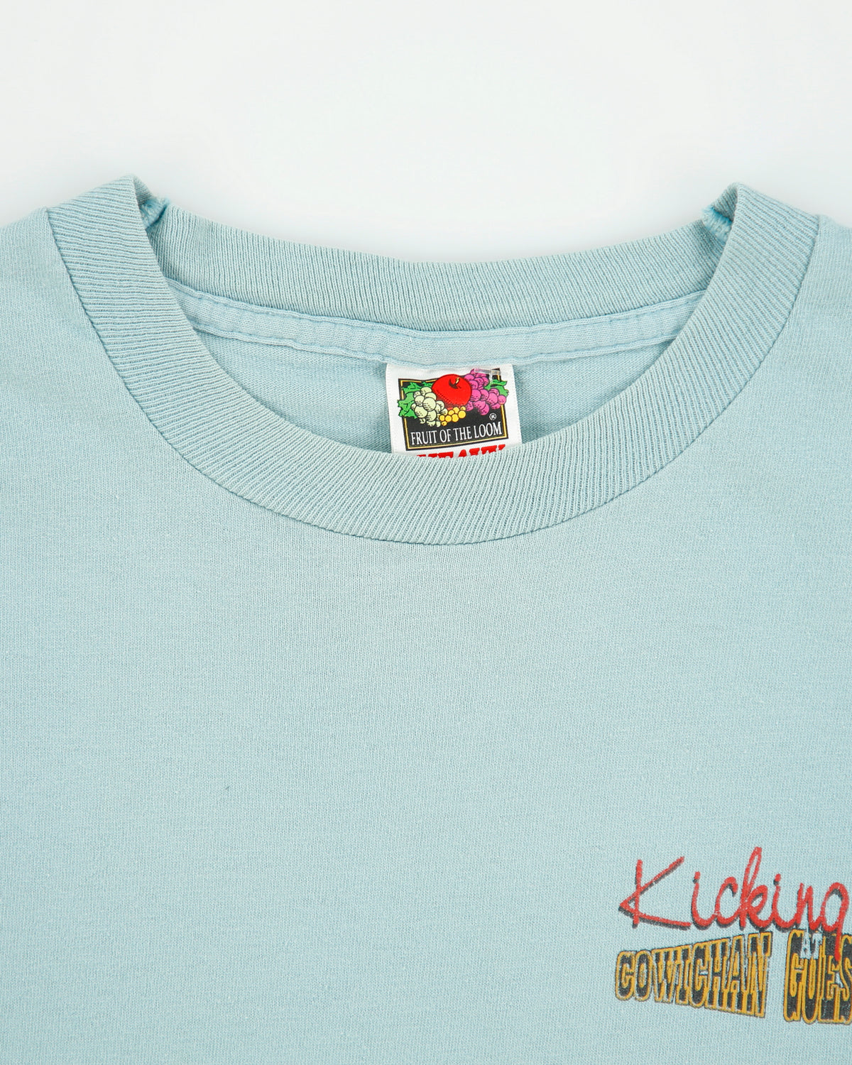 Vintage 1998 Cowichan Goes Country Heavyweight Single Stitch Made In America Crewneck T-Shirt - XL