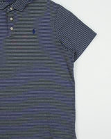 Vintage Polo Ralph Lauren Striped Classic Fit Short Sleeve Polo Shirt - XL