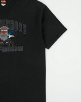 Vintage Harley Davidson Brotherhood New Dehli India Hanes Beefy Heavyweight Crewneck T-Shirt - XXL