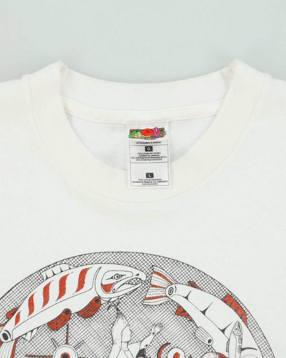 Vintage 1998 Coho Run Vancouver Heavyweight Crewneck T-Shirt - L