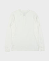 Vintage Y2K 00s Diesel Heavyweight Metal D Logo Long Sleeve Crewneck Henley T-Shirt - M