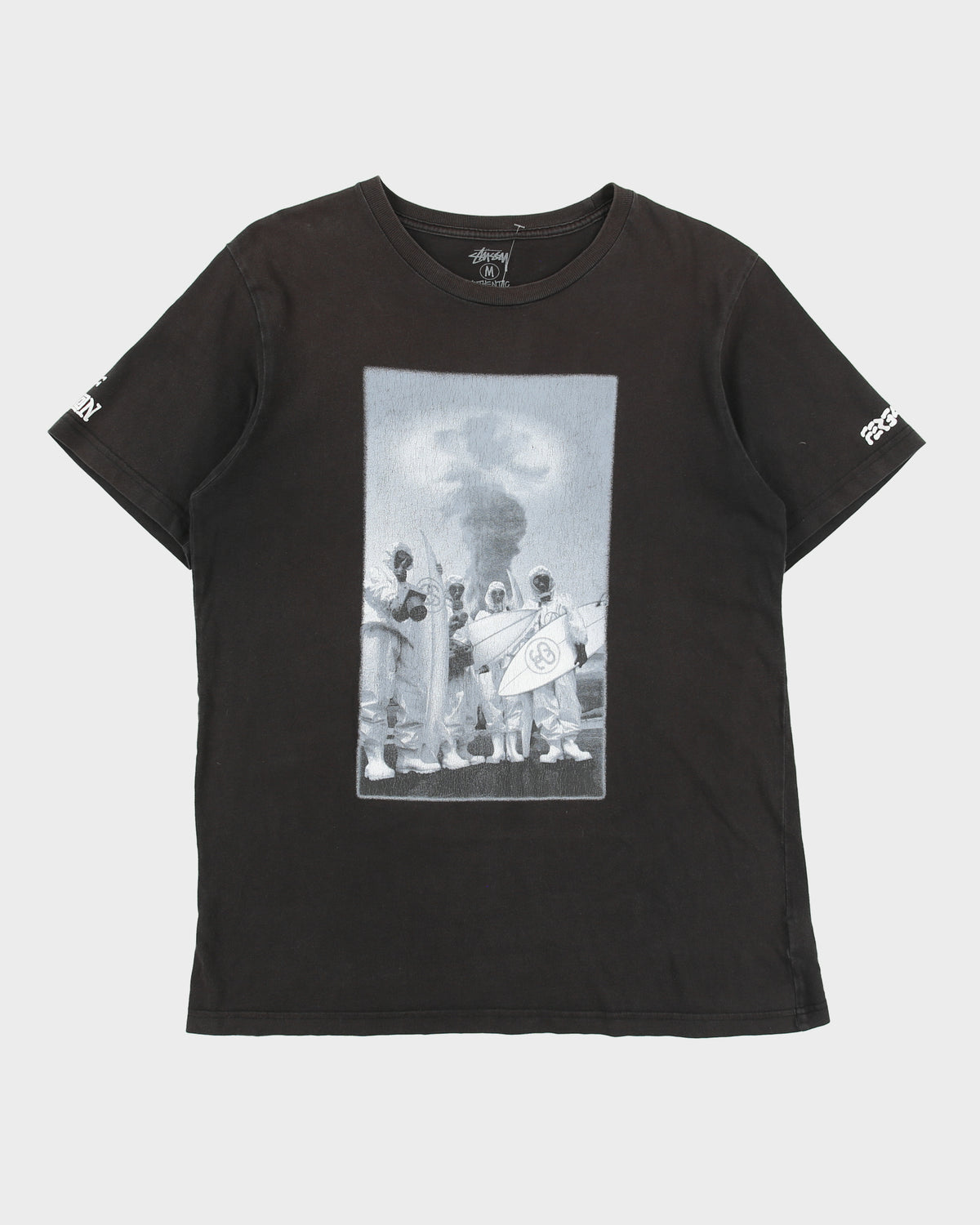 S/S 2011 Stussy Authentic Customade x Fergadelix Surf Invasion Heavyweight Crewneck T-Shirt - M