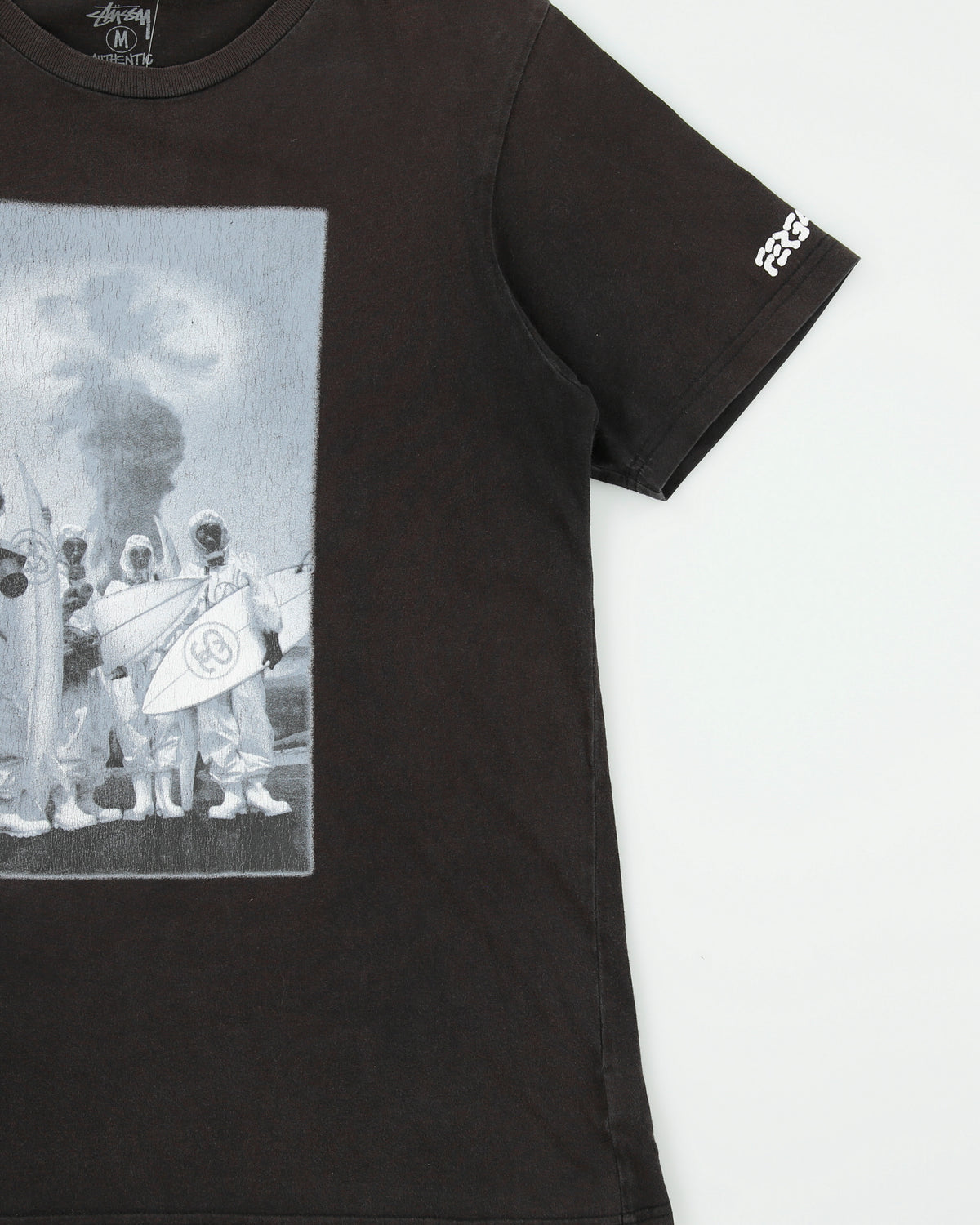 S/S 2011 Stussy Authentic Customade x Fergadelix Surf Invasion Heavyweight Crewneck T-Shirt - M