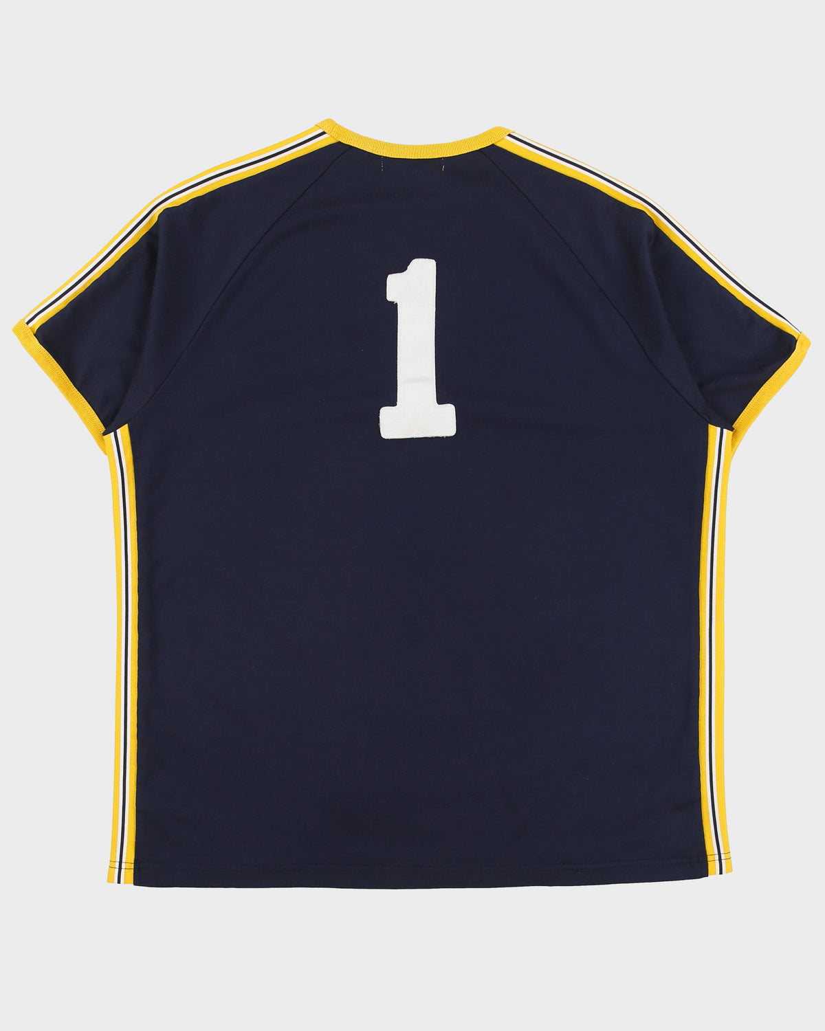 Vintage Y2K 00s Polo Sport Ralph Lauren Heavyweight Embroidered Action-Crafted Crewneck Ringer T-Shirt - XL