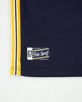 Vintage Y2K 00s Polo Sport Ralph Lauren Heavyweight Embroidered Action-Crafted Crewneck Ringer T-Shirt - XL