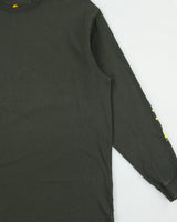 Vintage Carhartt Khaki Heavyweight Logo Sleeve Original Fit Crewneck T-Shirt - L