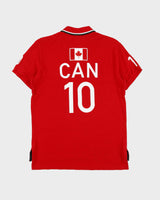 Vintage Polo Ralph Lauren Big Pony 2010 Olympics Team Canada Custom Fit Short Sleeve Polo Shirt - M