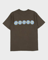 Stussy Underground Disk Logo Heavyweight Crewneck T-Shirt - M