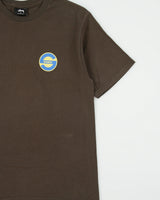 Stussy Underground Disk Logo Heavyweight Crewneck T-Shirt - M