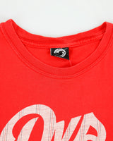 Vintage Y2K 00s DVS Heavyweight Striped Logo Made In Canada Crewneck T-Shirt - L