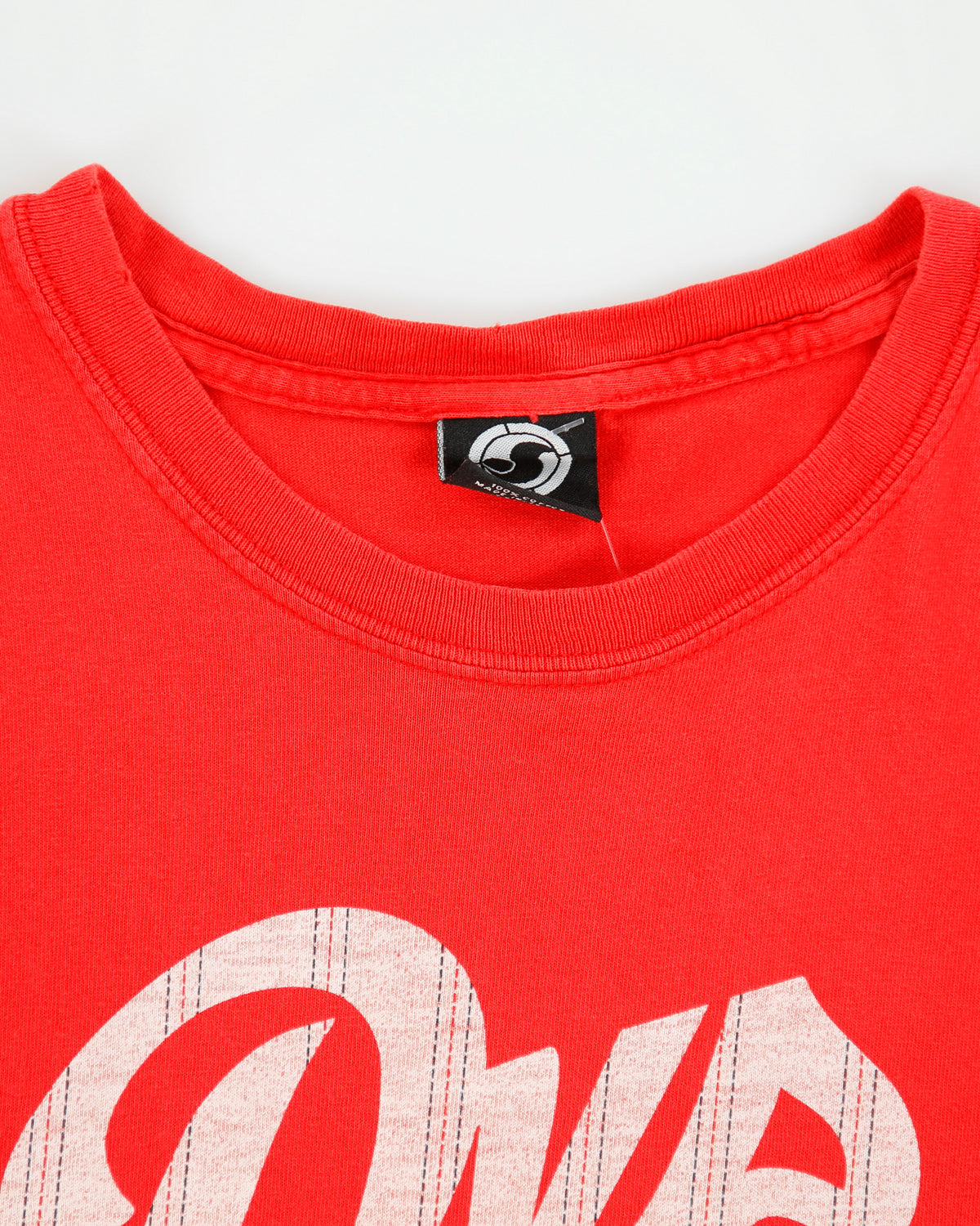 Vintage Y2K 00s DVS Heavyweight Striped Logo Made In Canada Crewneck T-Shirt - L