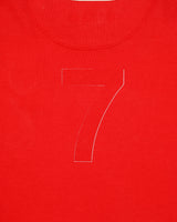 Vintage Y2K 00s French Connection England Football 'Bend It Like FCUK' Heavyweight Crewneck Ringer T-Shirt - M