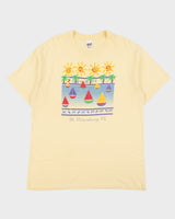 Vintage 1994 St. Petersburg Florida Heavyweight Anvil Made In USA Single Stitch Crewneck T-Shirt - XL