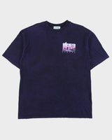 Vintage 1990s Vancouver Island Heavyweight Acid Wash Made In Canada Single Stitch Crewneck T-Shirt - XL