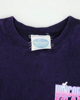 Vintage 1990s Vancouver Island Heavyweight Acid Wash Made In Canada Single Stitch Crewneck T-Shirt - XL
