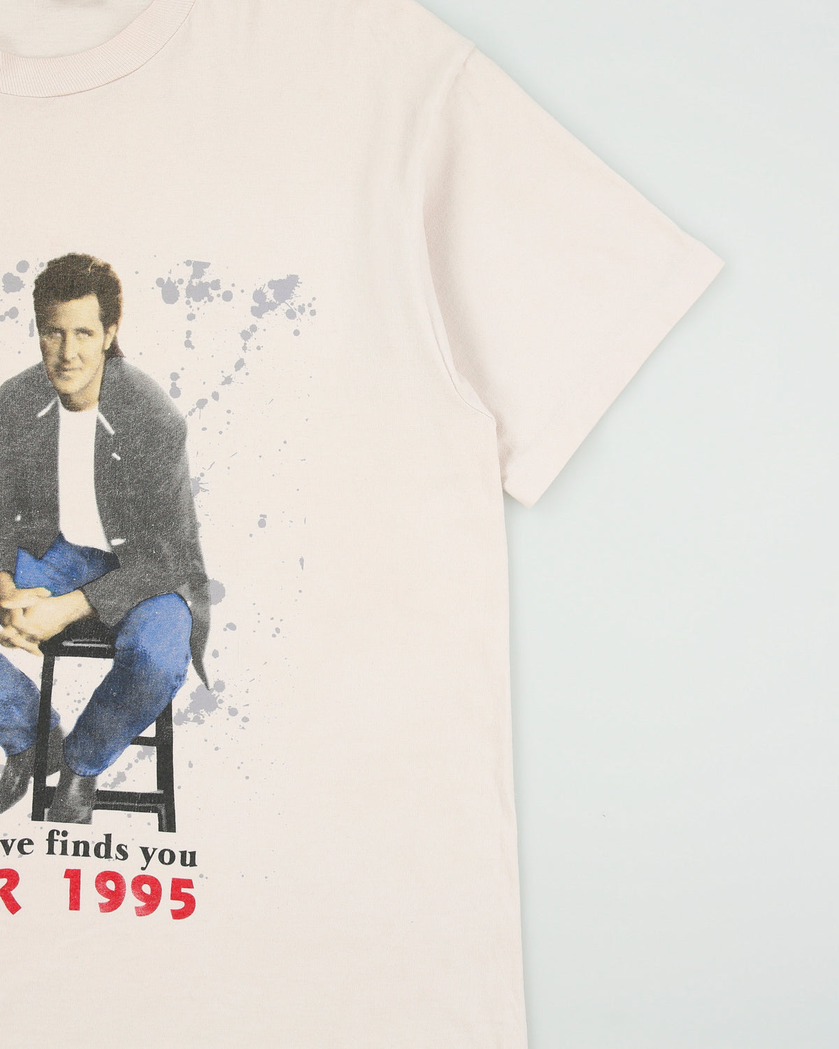 Vintage 1995 Vince Gill When Love Finds You World Tour Heavyweight Made In USA Single Stitch Crewneck T-Shirt - XL