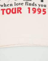Vintage 1995 Vince Gill When Love Finds You World Tour Heavyweight Made In USA Single Stitch Crewneck T-Shirt - XL