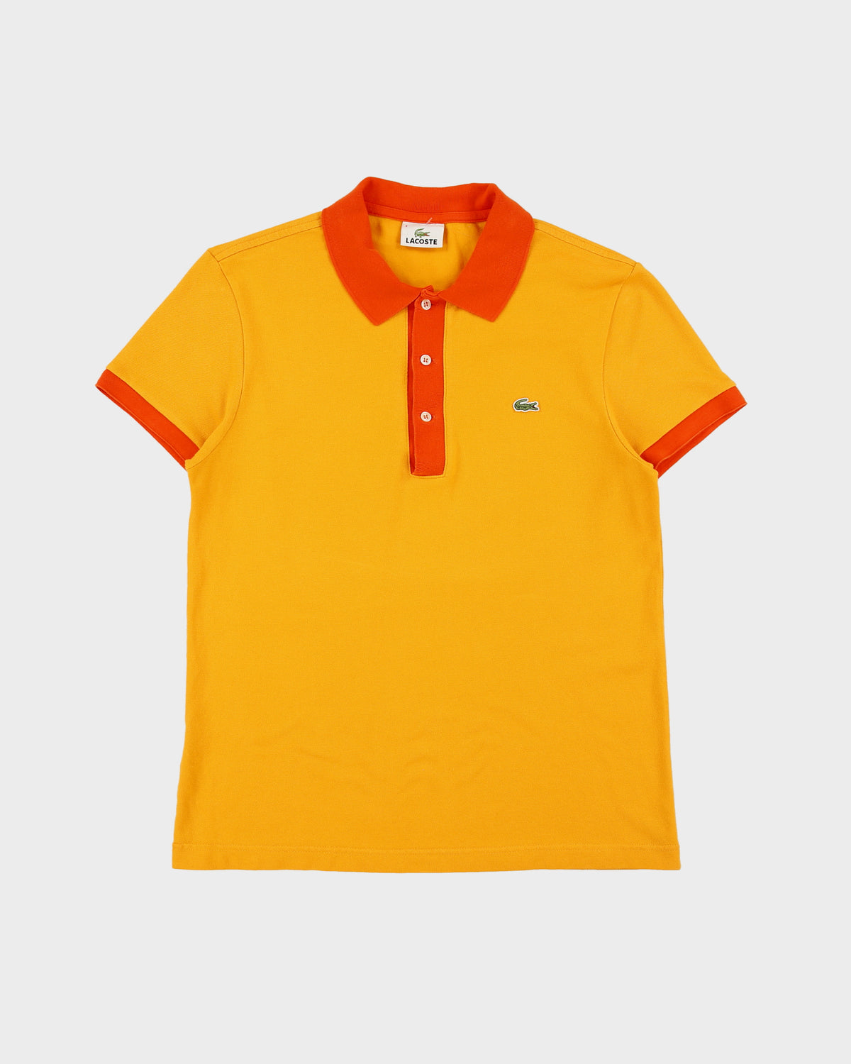 Vintage Y2K 00s Lacoste Two-Tone Classic Pique Short Sleeve Polo Shirt - M