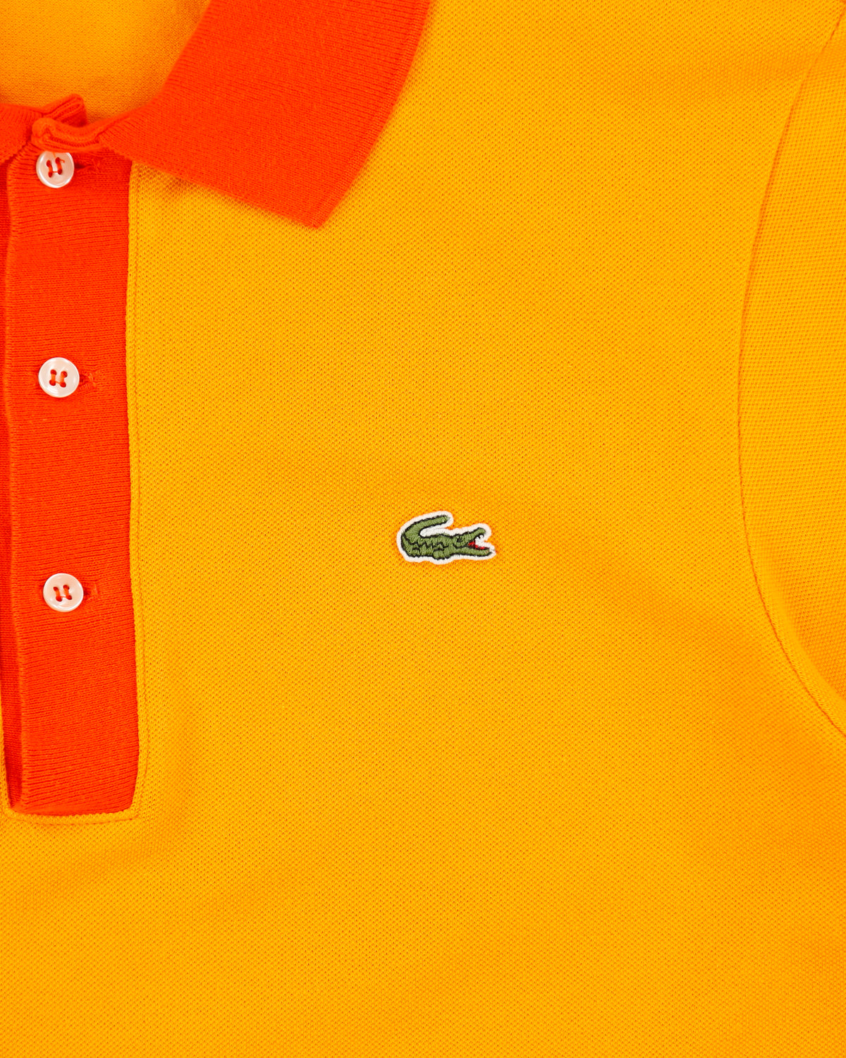 Vintage Y2K 00s Lacoste Two-Tone Classic Pique Short Sleeve Polo Shirt - M