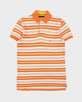 Vintage Y2K 00s Tommy Hilfiger Classic Striped Short Sleeve Polo Shirt - M