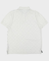 Vintage Tommy Hilfiger Check Classic Fit Short Sleeve Polo Shirt - L