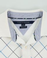 Vintage Tommy Hilfiger Check Classic Fit Short Sleeve Polo Shirt - L