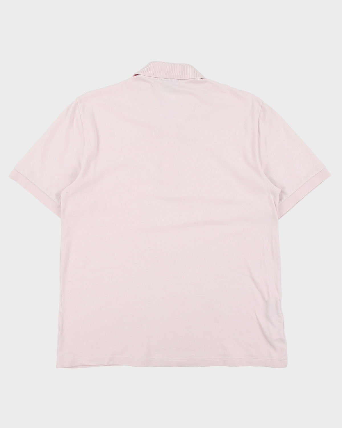 Vintage Y2K 00s Lacoste Baby Pink Limited Edition Silver Croc Short Sleeve Polo Shirt - XL