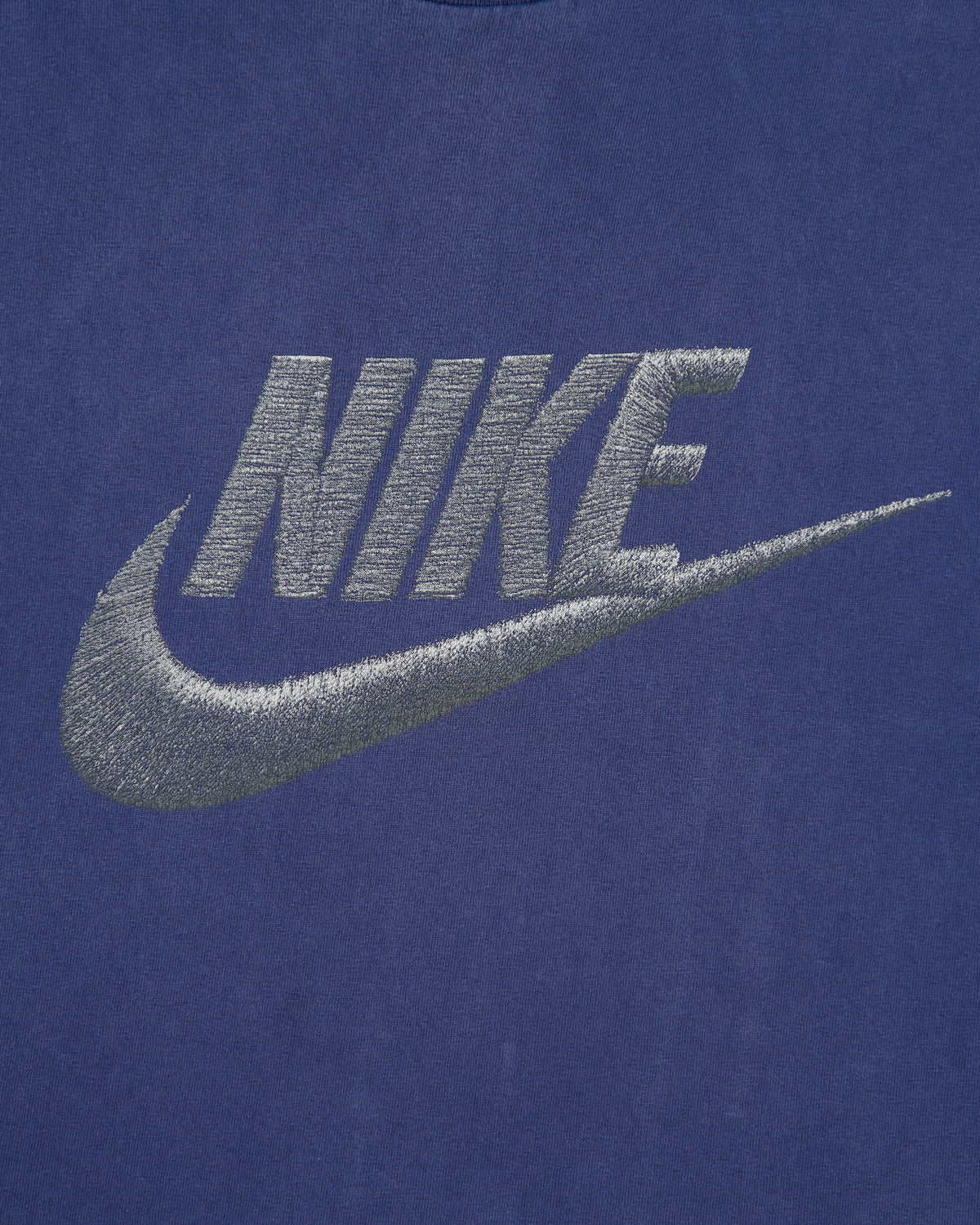 Vintage Y2K 00s Nike Heavyweight Graphite Logo Made In Canada Crewneck T-Shirt - L