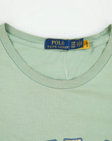 Vintage Polo Ralph Lauren Sage Heavyweight Plaid Embroidered Crewneck T-Shirt - XXL
