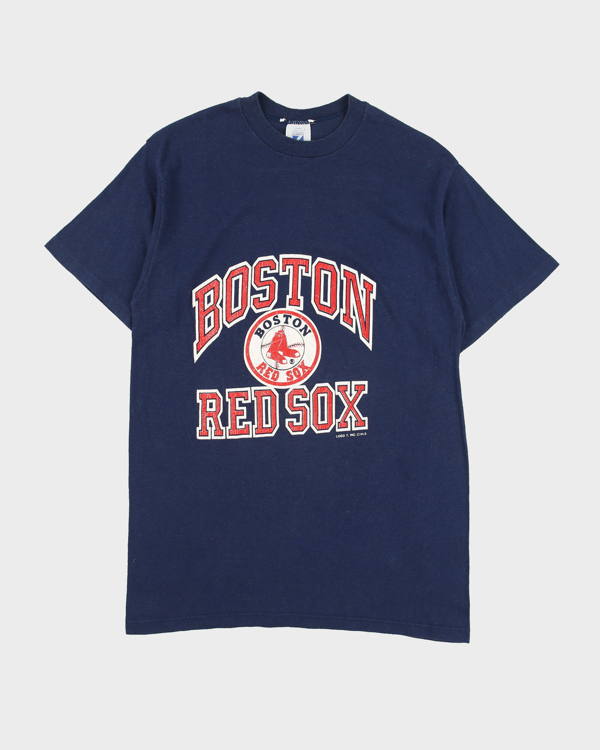 Vintage 1994 Logo7 Boston Red Sox MLB Heavyweight Made In USA Single Stitch Crewneck T-Shirt - L