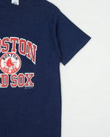Vintage 1994 Logo7 Boston Red Sox MLB Heavyweight Made In USA Single Stitch Crewneck T-Shirt - L