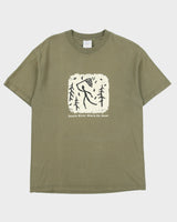 Vintage 1990s South River Khaki Heavyweight Made In USA Crewneck T-Shirt - L