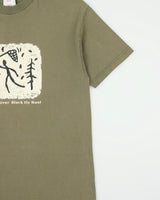 Vintage 1990s South River Khaki Heavyweight Made In USA Crewneck T-Shirt - L