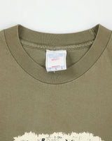 Vintage 1990s South River Khaki Heavyweight Made In USA Crewneck T-Shirt - L
