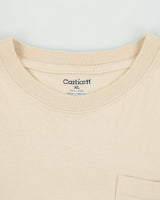Vintage Y2K 00s Carhartt Sand Heavyweight Loose Fit Long Sleeve Crewneck Pocket T-Shirt - XL
