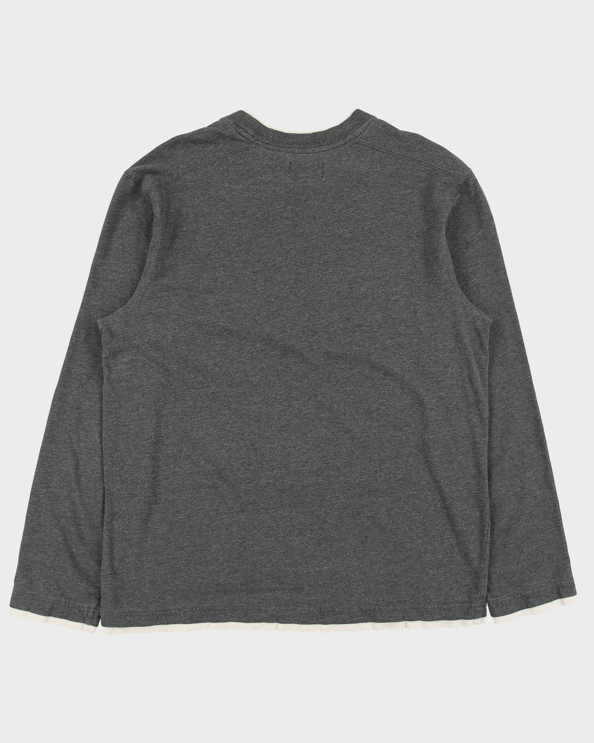 Vintage Y2K 00s Roots 73 Athletics Heavyweight Layered Long Sleeve Crewneck T-Shirt - M