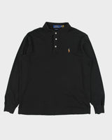 Vintage Polo Ralph Lauren Classic Fit Long Sleeve Polo Shirt - M