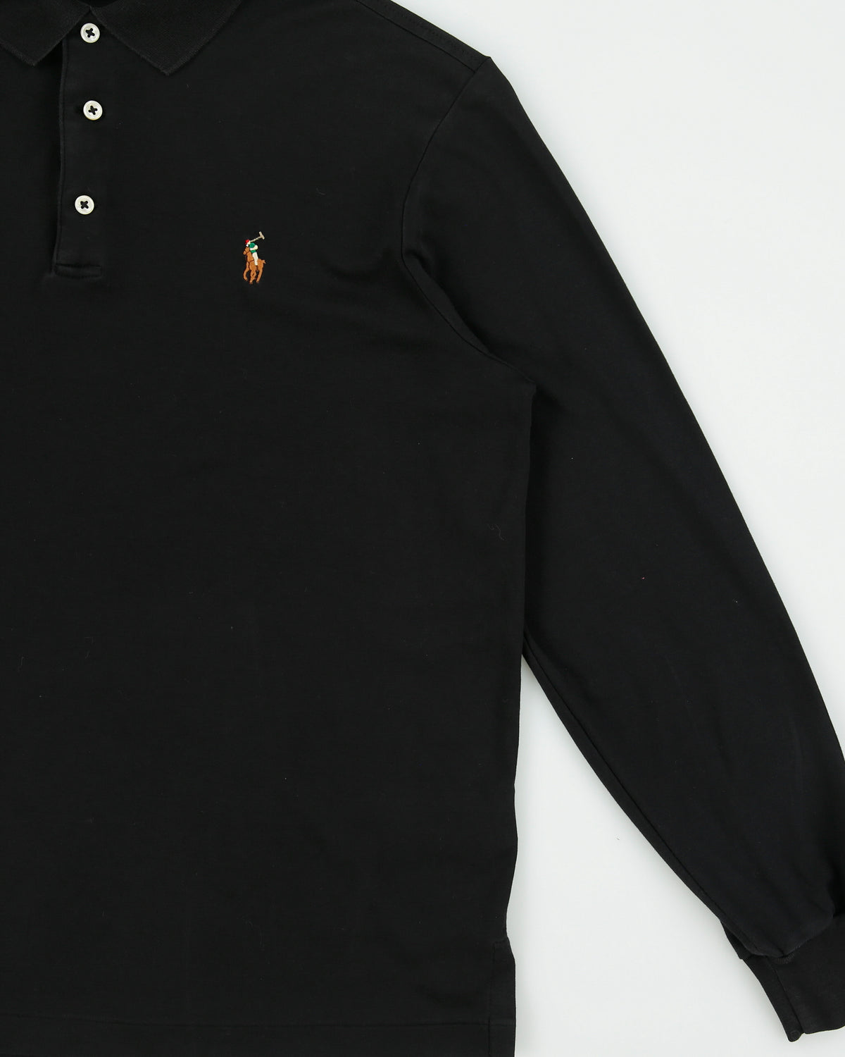 Vintage Polo Ralph Lauren Classic Fit Long Sleeve Polo Shirt - M