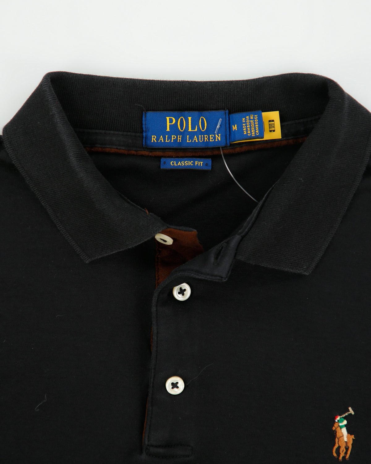 Vintage Polo Ralph Lauren Classic Fit Long Sleeve Polo Shirt - M
