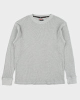 Vintage Y2K 00s Mecca Jeans Co. Heavyweight Long Sleeve Crewneck Waffle T-Shirt - L