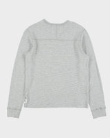 Reigning Champ Marl Grey Midweight Long Sleeve Crewneck Waffle T-Shirt - M