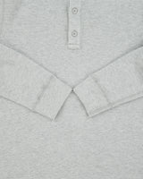 Reigning Champ Marl Grey Midweight Long Sleeve Crewneck Waffle T-Shirt - M